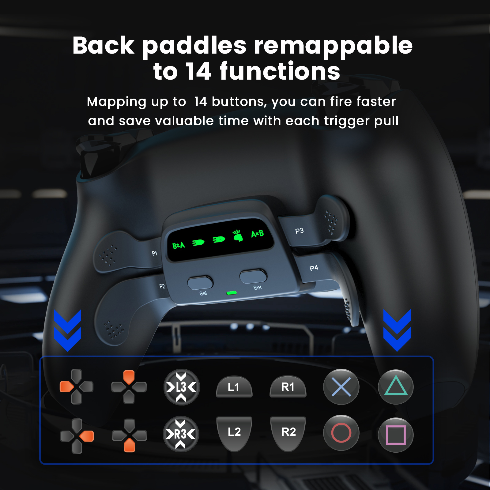CF-M502 PS5 Elite 4-Back Keys